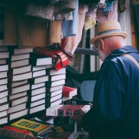 Old Man with The Book